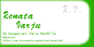 renata varju business card